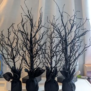 Halloween Black Decorative Branch Trees